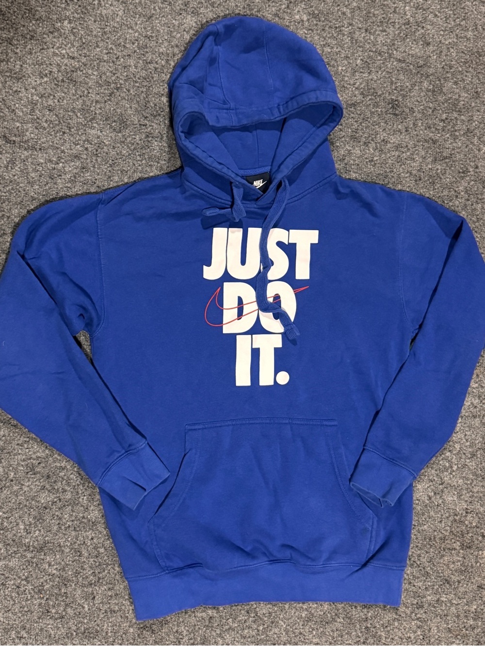 Nike Royal Blue Hoodie Men’s Sz S Just Do It Well Loved